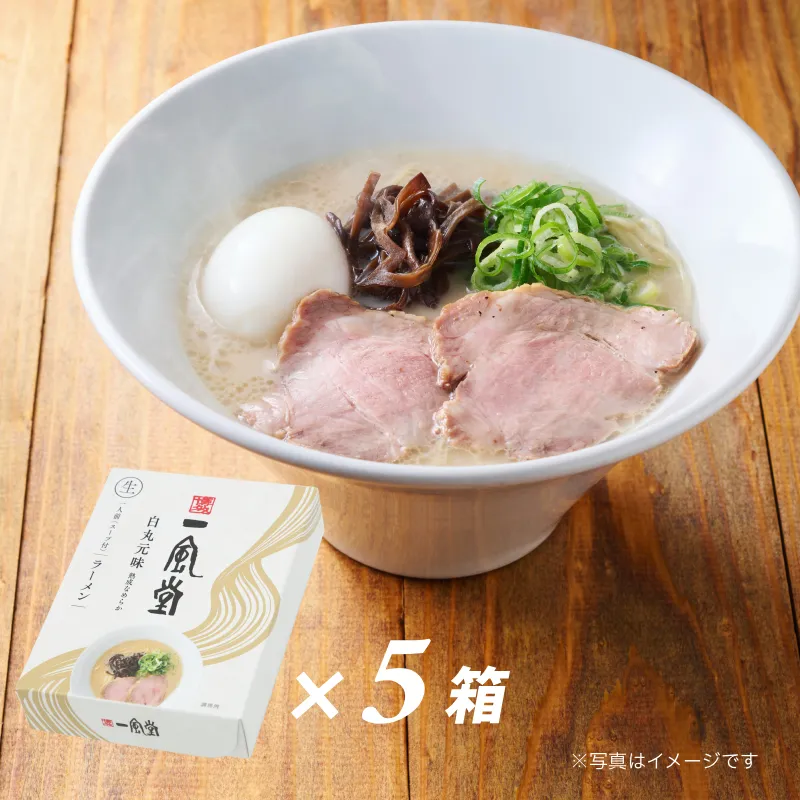 一風堂白丸5食セット
