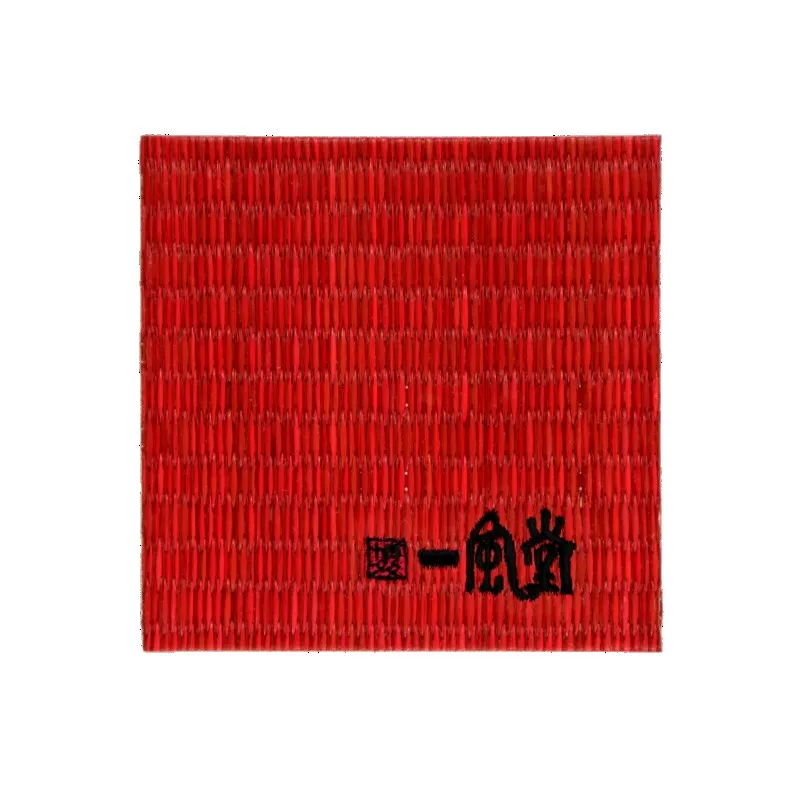 一風堂オリジナルい草コースター（レッド）