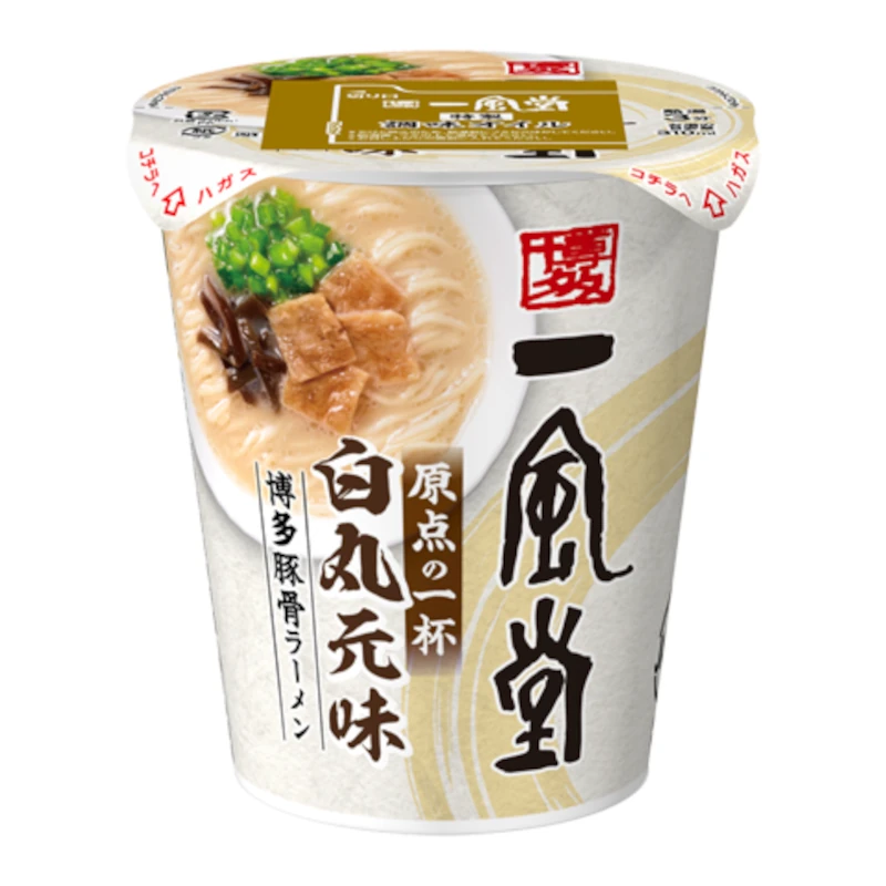 【予約受付・9月1日販売開始】一風堂白丸元味 カップラーメン【1人前×12】