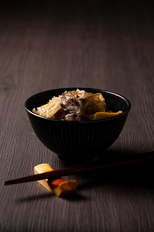舞茸と筍の炊き込みご飯3